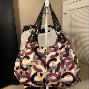 🟣SALE🟣Coach Mia Maggie satin purse.